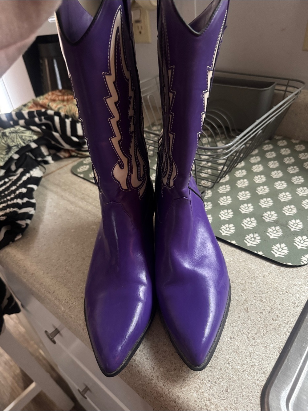 Purple Women's Western Cowboy Boots